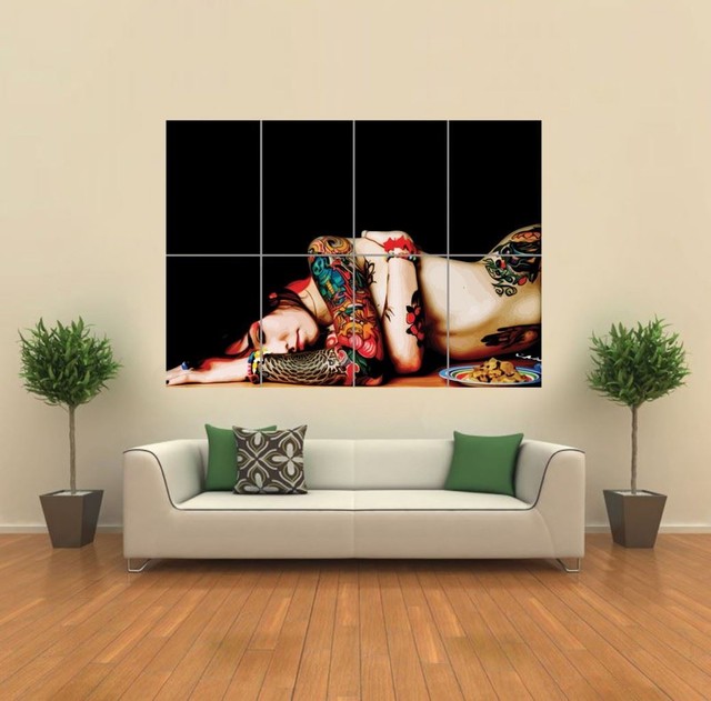 INDIAN WOMAN SQUAW WOLVES NEW GIANT POSTER WALL ART PRINT PICTURE G163