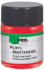 KREUL Acryl Mattfarbe Bauernmalfarbe speichel...