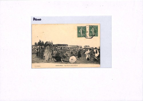 ETHIOPIA Postcard MARSEILLE-YOKOHAMA France PAQUEBOT 1911 View-Side ETHNIC PH100 - Picture 5 of 14