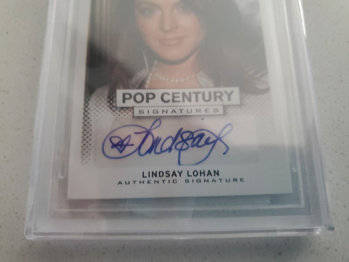 2013 Lindsay Lohan Leaf Pop Century Signatures BA-LL1