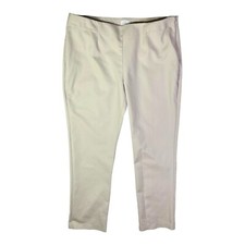 So Slimming by Chico's Size 3 Regular XL Beige Dress Pants Side Zip