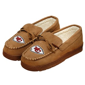 FOCO NFL Mens Football Team Logo Moccasin Slippers Shoes ...