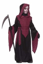 Forum Novelties Halloween Horror Reaper Robe 2pc Polyester Child Costume, Bla...