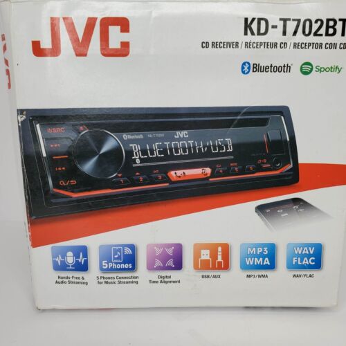 JVC KD-T702BT Ricevitore CD con Tecnologia Wireless Bluetooth e USB/AU... - Foto 3 di 16
