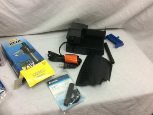 Aquarium Combo! AQUEON QUIET FLOW 10 POWER FILTER, Tetra HT10 heater. Sunsun - Picture 2 of 11
