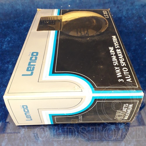 ►LENCO LS 353◄3 WAY SPEAKER SYSTEM SLIM LINE VINTAGE 3 VIE COPPIA AUTOPARLANTI - Imagen 11 de 12