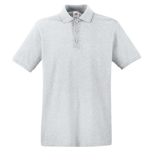 Mens Premium Polo Shirt Short Sleeve Casual Classic Cotton Top Fruit of the Loom - Picture 15 of 25