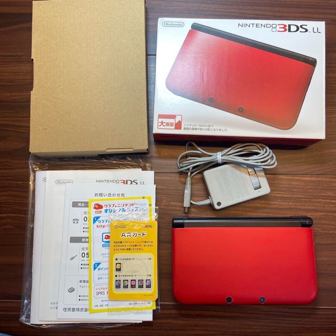 Nintendo 3DS LL Red x Black 1607 From Japan | eBay