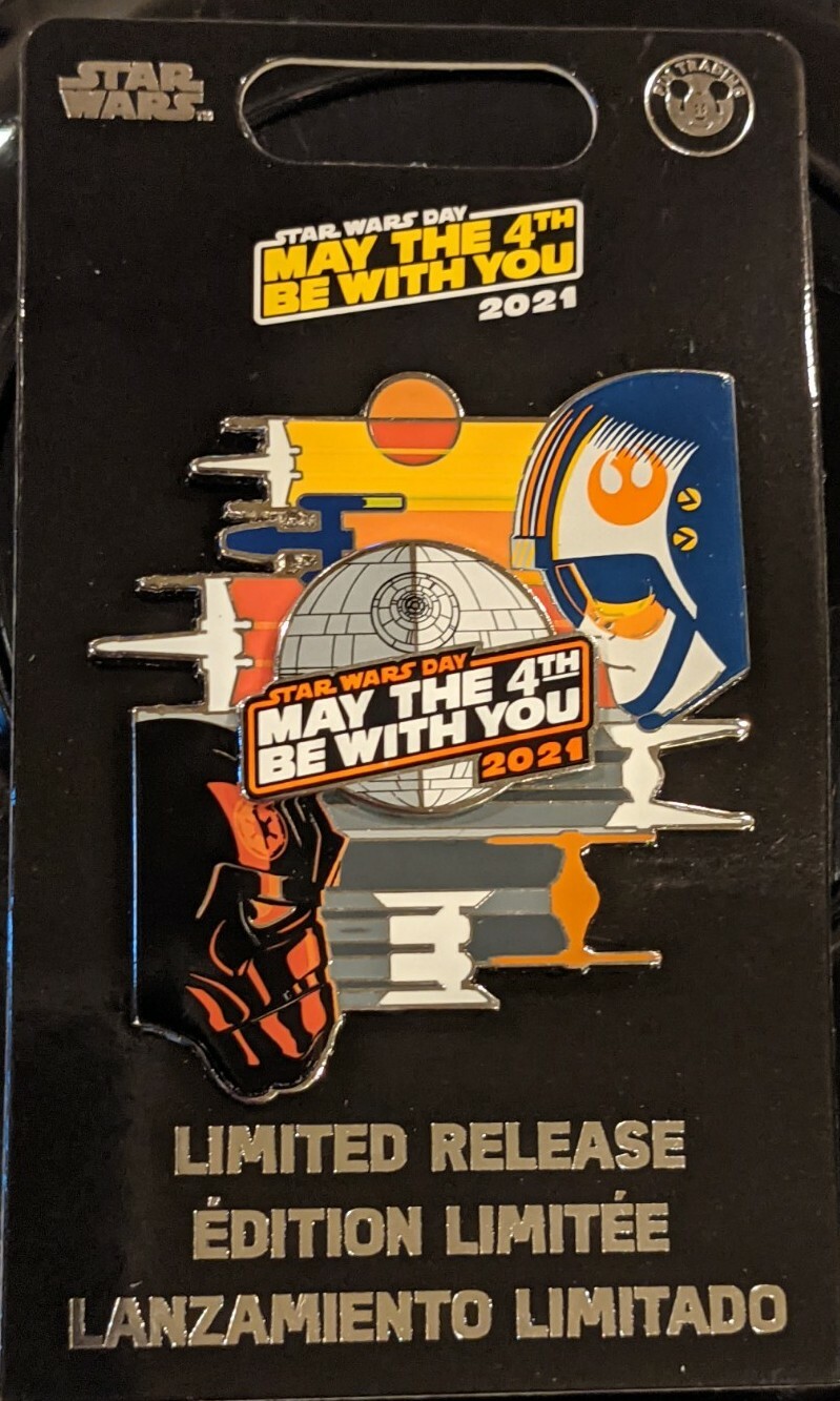 Disney Star Wars Day May The 4th Be With You 2021 "Rebel Death Star"  LRE Pin