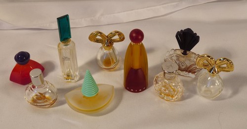 Vtg. Decorative Mini Perfume Bottles-Chloe,Scherrer,Tribu,Elizabeth Taylor,Molto - Picture 2 of 10