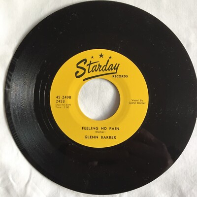 Glenn Barber   Shadow My Baby / Feeling No Pain 7'', 45 RPM,  Reissue