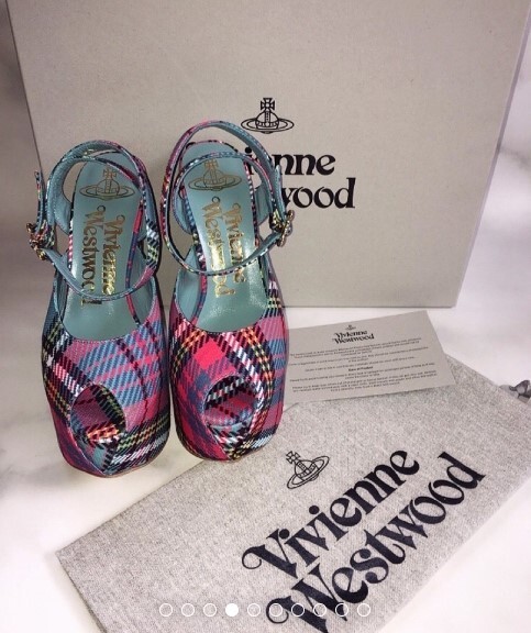 ★vivienne westwood★Vargas Elevated ヒールサンダル / Tartan ☆vivienne westwood☆Vargas Elevated ヒールサンダル / Tartan