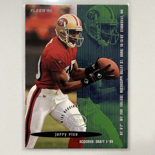 1995 Fleer Jerry Rice #61 San Francisco 49ers Card! Shell Oil