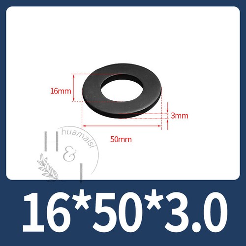 Schwarz Unterlegscheiben M2 M3 M4 M5 M6 M7 M8 M10 M12 M14 M16 M18 M20 M22 - M30 - Bild 29 von 37