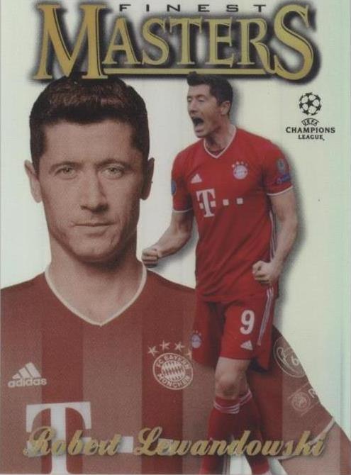 2020-21 Topps Finest UCL Robert Lewandowski #97F-RL - 1 of 1