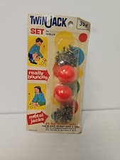 Vintage Twin Jack Set By Wells Classic Toy Made In USA NEW IN PACKAGE 