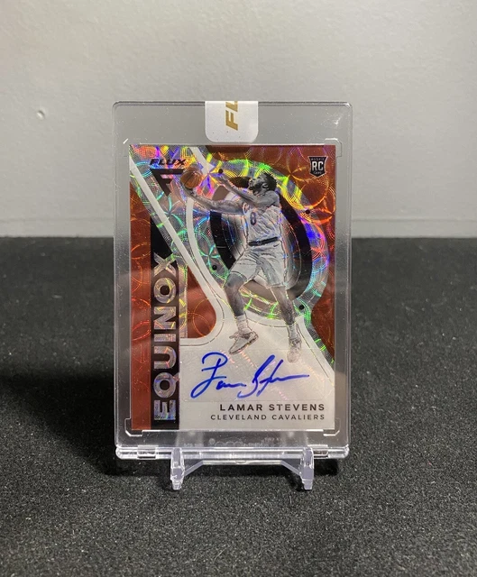 2020-21 Panini Flux Lamar Stevens Equinox Rookie Auto Red Scope 1/1