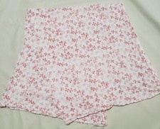 Aden  Anais Girls Swaddle Blanket Muslin Cotton Pink White Flowers 40" 47"