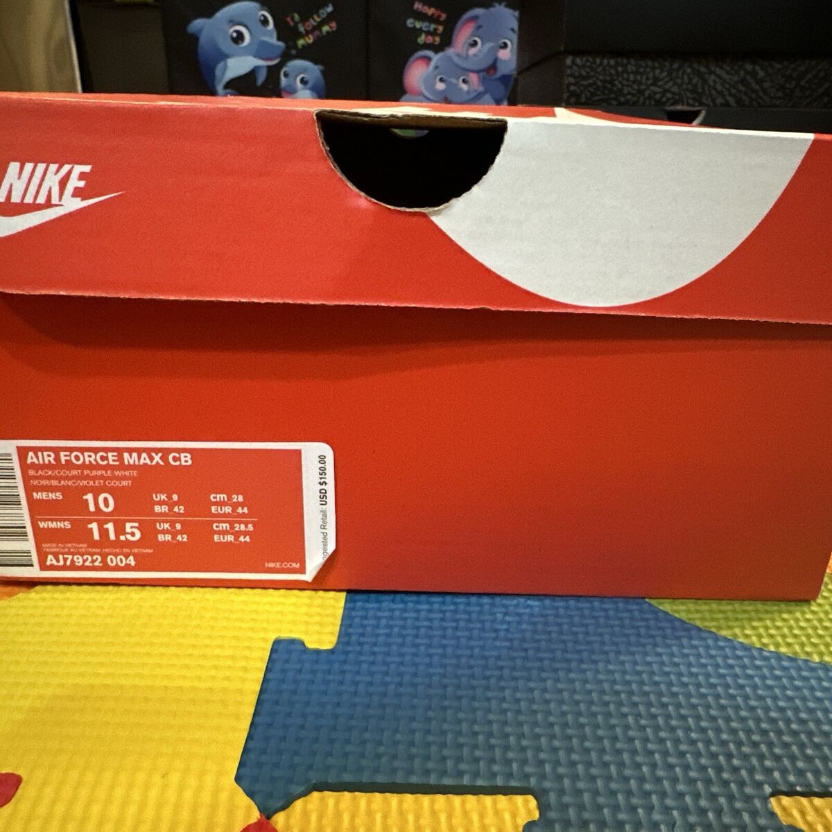 Nike Air Force Max CB OG Purple, Mens Size 10, DS Nike Air Force Max CB OG Purple, Mens Size 10, DS