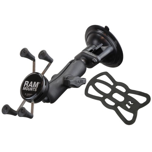 RAM Twist-Lock Suction Cup Composite Mount with X-Grip Holder for Phone / GPS - Picture 2 of 2
