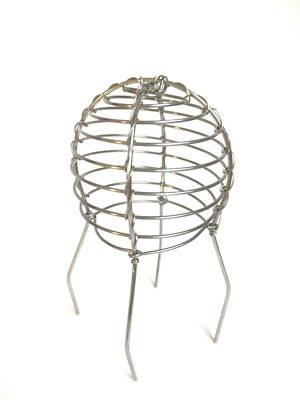 2er Pack - Dachrinne Fallrohr Laubschutz Drahtballon 100mm (4'') Edelstahl