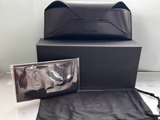 DIOR Black Sunglasses/Eyeglasses Case with Cloth and Cloth Pouch 50 NEW 40