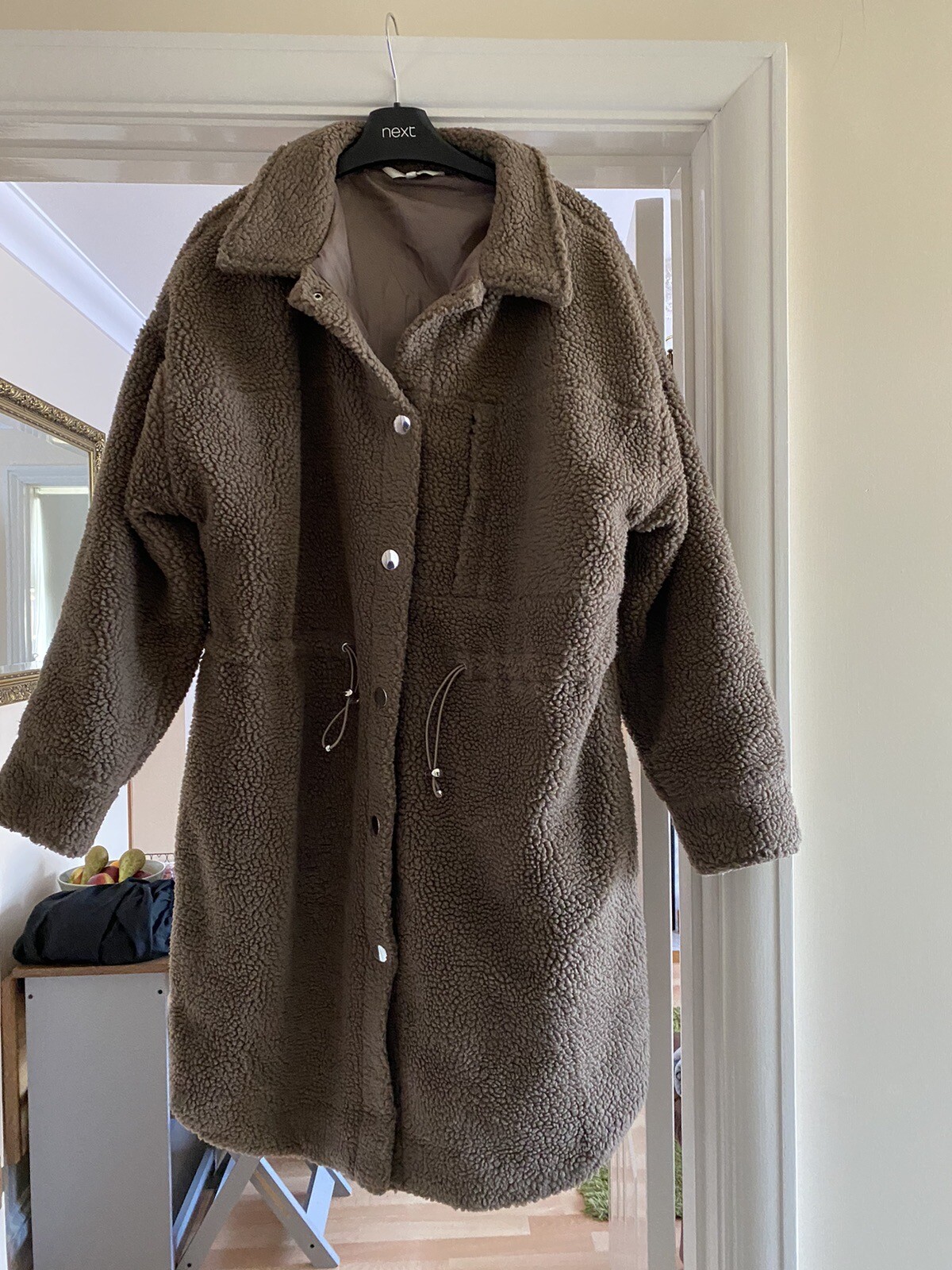 Next Teddy Bear Coat Size 16 Worn Twice eBay
