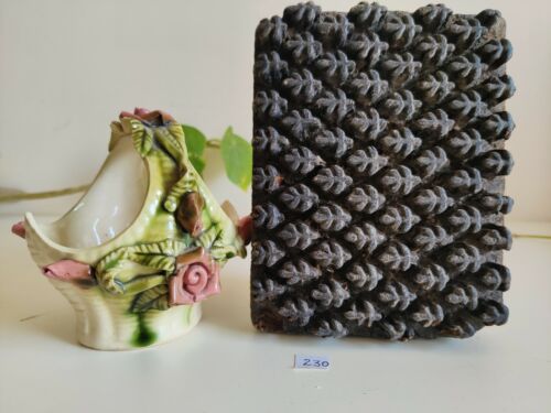 Vintage Primitive Handmade Textile Printing Block Wooden Stamp Decorative 230 - 第 2/5 張圖片