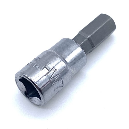 Halfords Advanced H7 punta esagonale 7 mm con adattatore azionamento quadrato 1/4" - nuovo - P&P gratuito - Foto 4 di 7