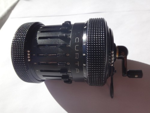 ♕♕♕ RARE - Early CURTA Calculator TYPE II #500421 - VERY GOOD STATE - 1953 ♕♕♕ - Picture 8 of 12