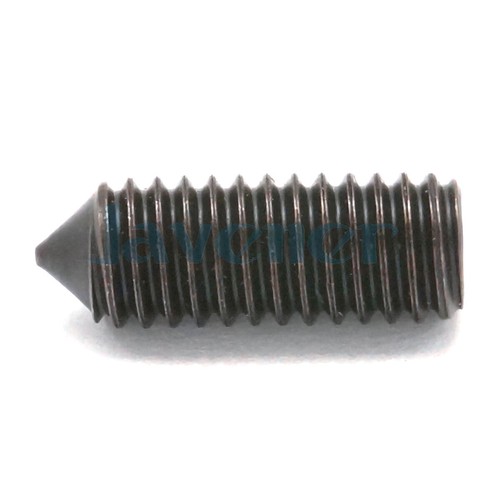 Juego de tornillos hexagonales de punto cónico M3 M4 M5 M6 12,9 acero negro - Imagen 24 de 34