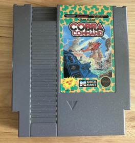 Cobra Command (Nintendo NES, 1988) Game Cartridge & Manual Tested VERY CLEAN