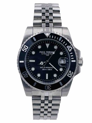 Paul Vermot Sub 200m Automatik Seiko PV2115KJ/420 Uhr sehr reduziert neu