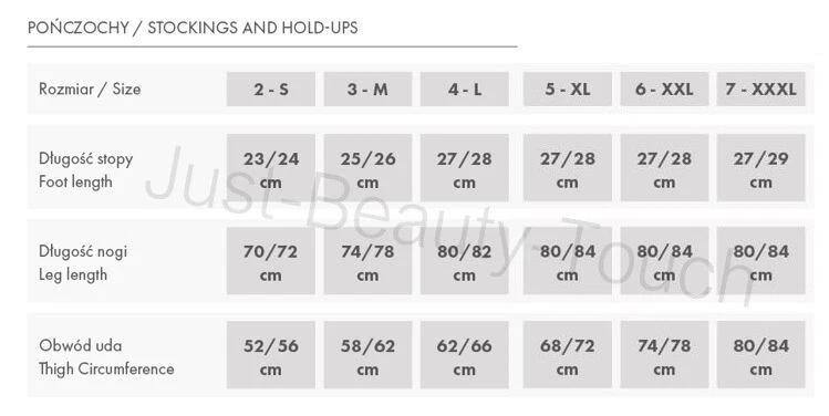 Fiore Suspender Stockings Justine New Sizes S M L XL XXL  20 Denier Sheer  - Image 3 of 3