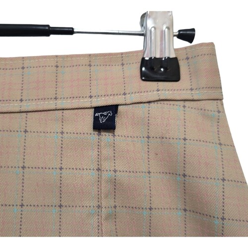 Vintage Wrangler Khaki Plaid Cowgirl Midi Pencil Skirt Sz 7 – Retro Western Chic - Picture 7 of 11