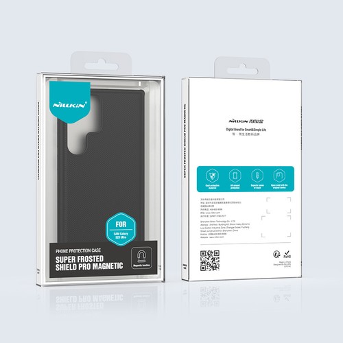Per Samsung Galaxy S23 Ultra/S23+ Plus custodia posteriore magnetica opaca scudo sbrinato - Foto 18 di 31
