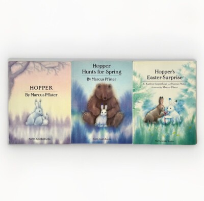Hopper by Marcus Pfister Bunny Rabbit Lot of 3 Books Easter Spring Teacher PB