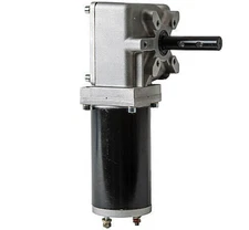 Buyers 5543895 Dump Truck Tarp Motor, 90:1 Ratio, 12vdc, 900watts, Chrome cover