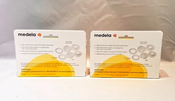 2 cajas Medela Therashells sin BPA (2 escudos por caja) #89930 NUEVO Foto 2 de 2