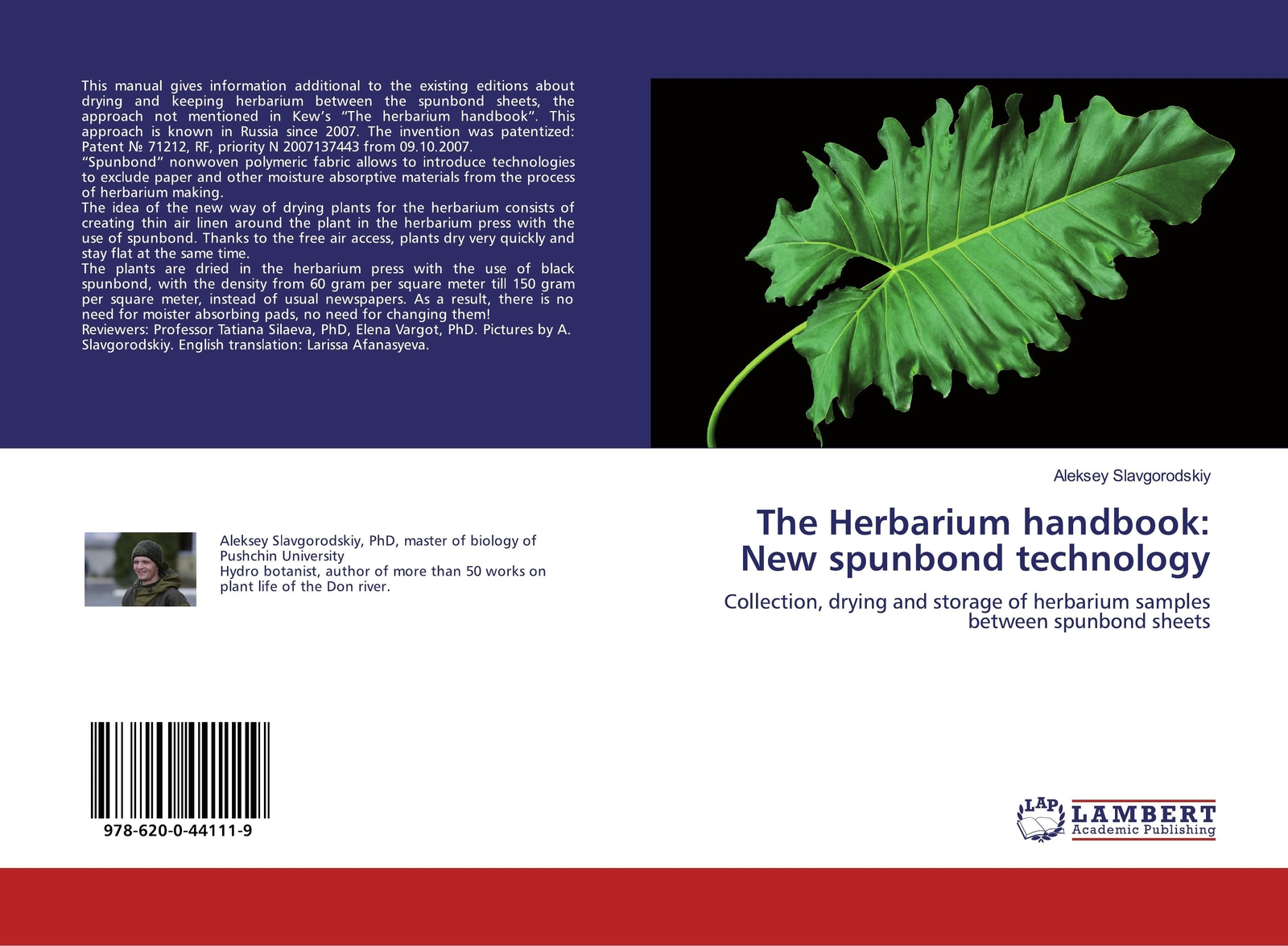Aleksey Slavgorodskiy | The Herbarium Handbook: Spunbond Technology |