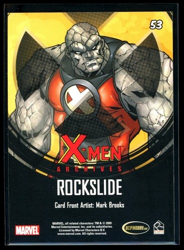ROCKSLIDE 2009 Rittenhouse X-Men Archives Marvel #53 *Quantity* - Picture 2 of 2
