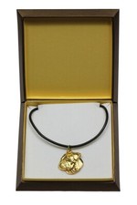 American Bulldog, American Bulldog - Dog Collar In Gift Box, Gold