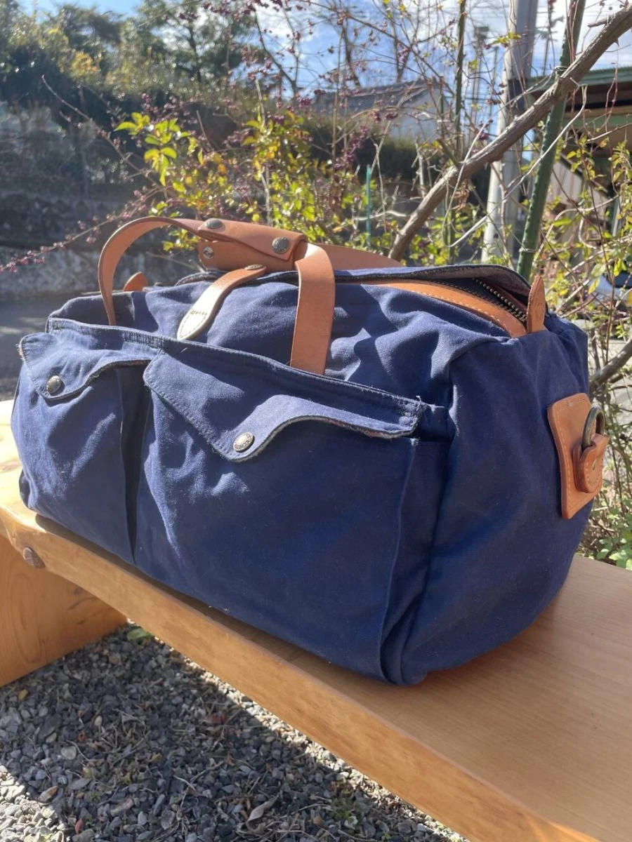 Filson Levis Collab Duffle Boston Bag Blue