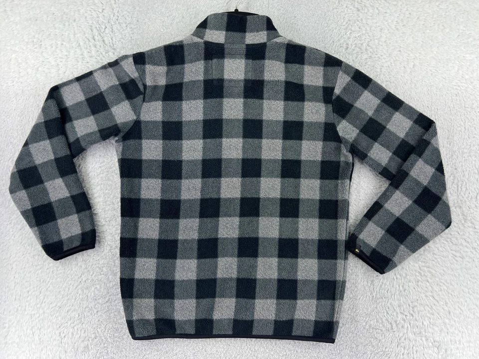 Chaqueta Quiksilver Juvenil Grande Gris A Cuadros Cremallera Completa 100% Poliéster Bolsillos Casa de Campo Foto 2 de 4