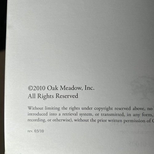 OAK MEADOW 1st Grade Bundle, 5 Books - Syllabus, Fairy Tales, Recoreder & More - Picture 2 of 5