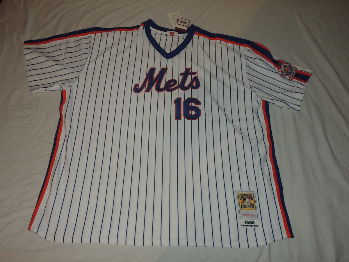 Mets Mitchell & Nessユニフォーム Dwight Gooden Dwight Gooden New York Mets Mitchell & Ness Cooperstown Mesh