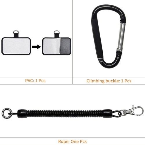 Gasket Phone Lanyard Rope Mobile Phones Lanyard New Lanyard fixing Piece Phone - Photo 6 sur 10