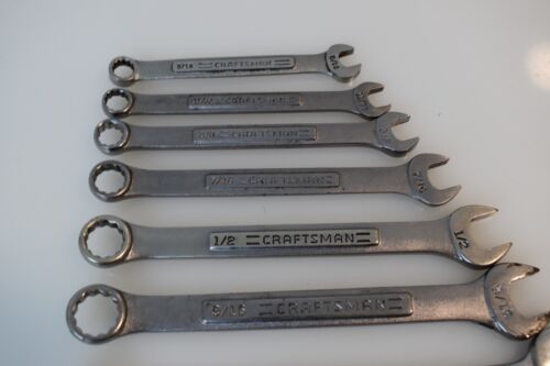 Craftsman Tools USA 13 Piece SAE Combination Wrench Set (5/16" - 1") 12 Point - Picture 4 of 7
