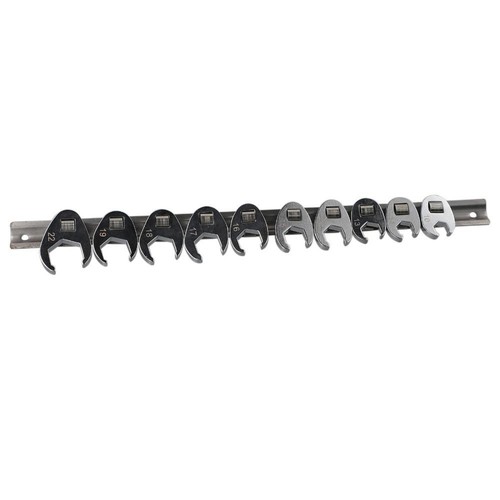 10 Pcs 3/8Inch Drive Crowfoot Wrench Set Nuts Horn Wrench Head Fastening - Picture 6 of 12