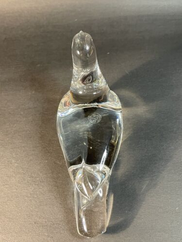 Baccarat französische klare Kristall Turteltaube Figur Briefbeschwerer 2,5 "x 4" - Bild 10 von 17